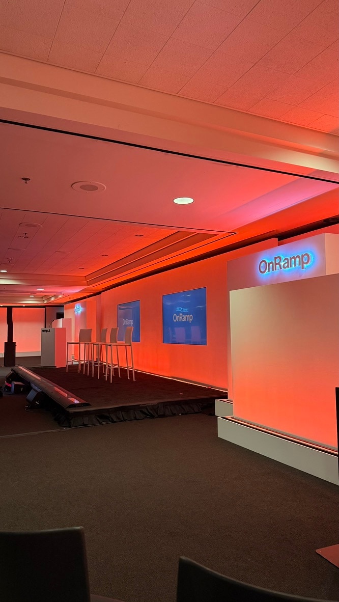 The OnRamp 2026 stage in San Francisco.